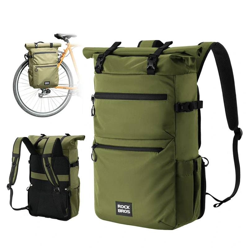 3in1 Fahrradtasche für Gepäckträger 11-16L Volumen
