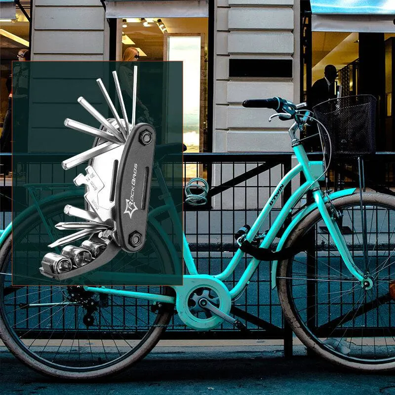 ROCKBROS Fahrrad Multifunktionswerkzeug 16 in 1 수리 작업