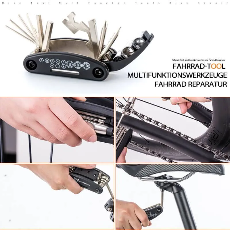 ROCKBROS Fahrrad Multifunktionswerkzeug 16 in 1 수리 작업