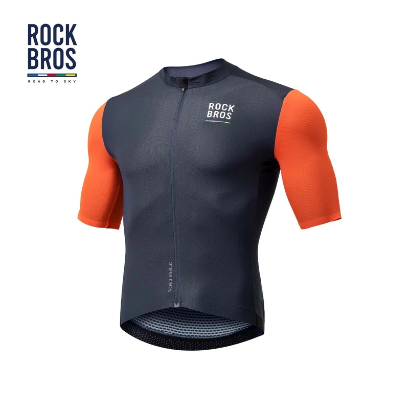 ROAD TO SKY Herren Kurzam-Radtrikot Fahrrad MTB 및 Rennrad용 저지