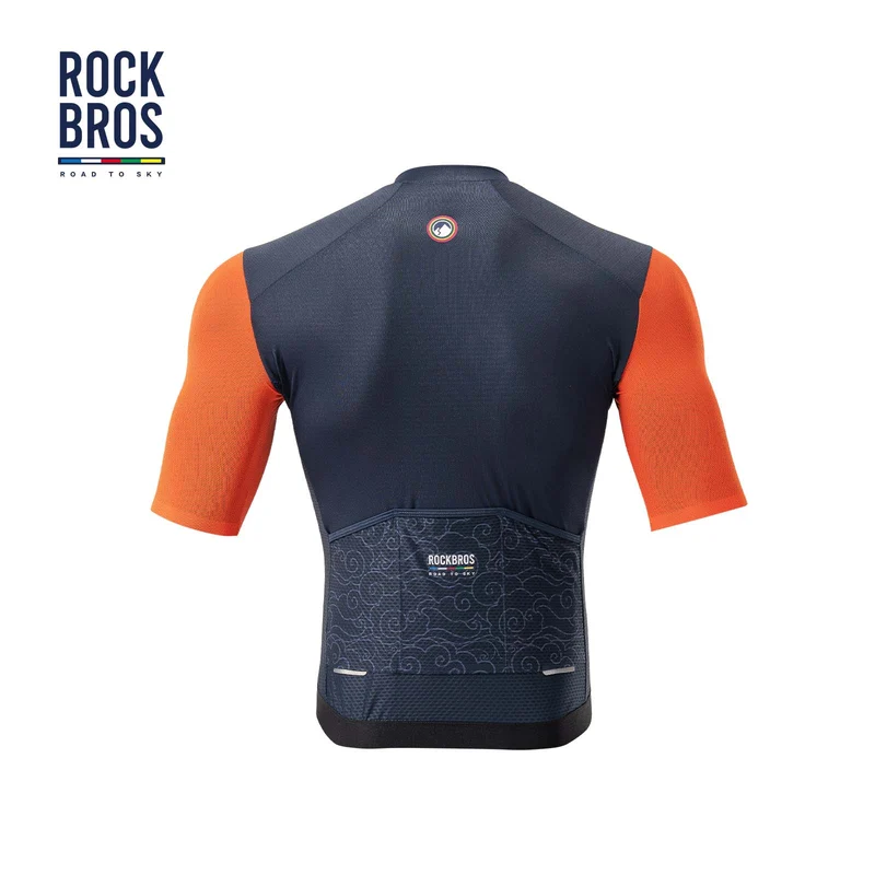 ROAD TO SKY Herren Kurzam-Radtrikot Fahrrad MTB 및 Rennrad용 저지