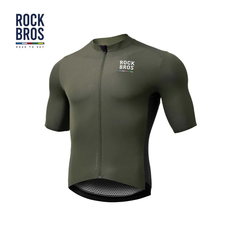 ROAD TO SKY Herren Kurzam-Radtrikot Fahrrad MTB 및 Rennrad용 저지