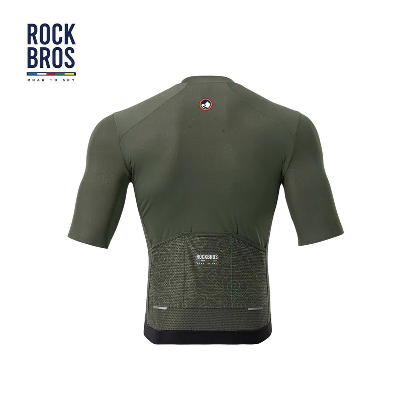 ROAD TO SKY Herren Kurzam-Radtrikot Fahrrad MTB 및 Rennrad용 저지