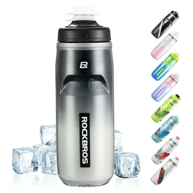 Trinkflasche Fahrrad 620 ml 5 H Kühlenhalten