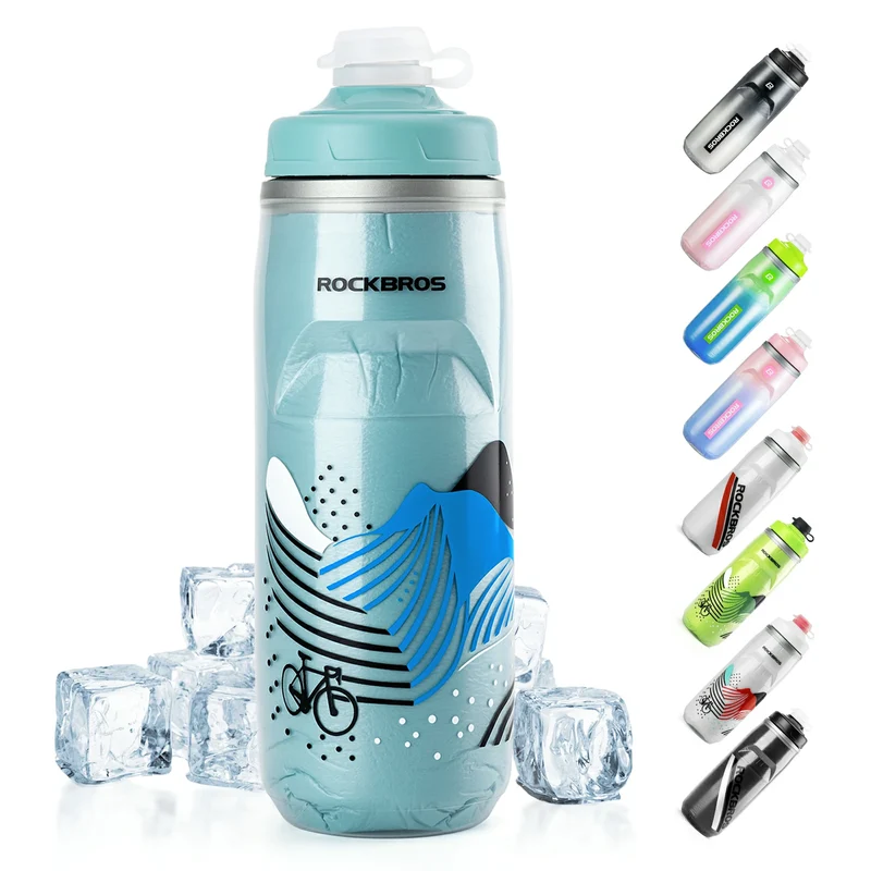 Trinkflasche Fahrrad 620 ml 5 H Kühlenhalten