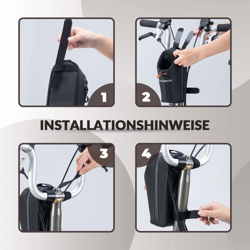 ROCKBROS Lenkertasche Flaschentasche Trinkflaschenhalter 다기능 디자인