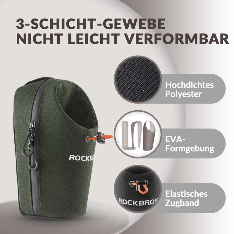 ROCKBROS Lenkertasche Flaschentasche Trinkflaschenhalter 다기능 디자인