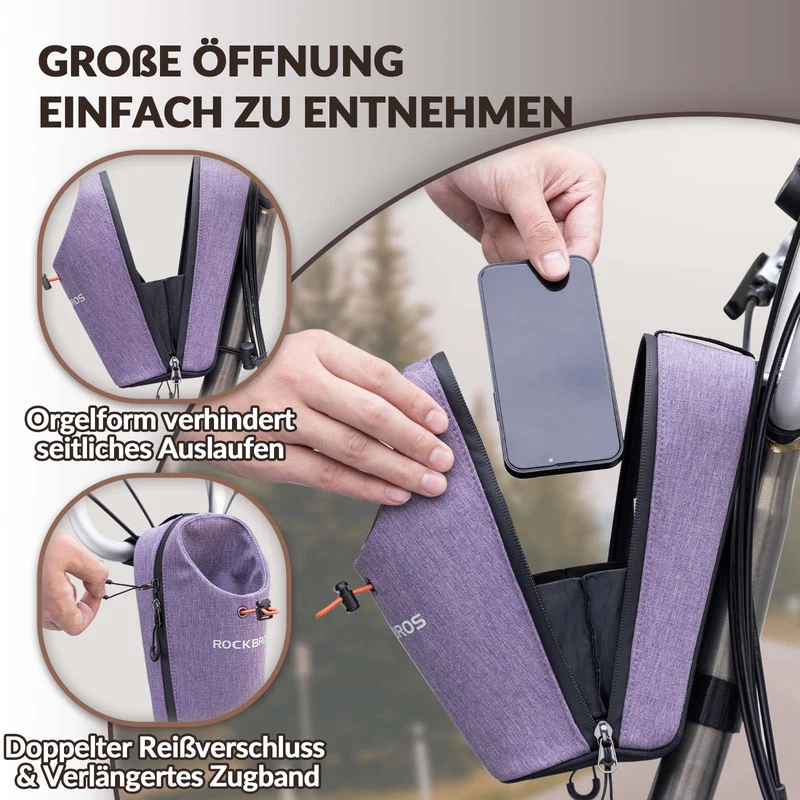 ROCKBROS Lenkertasche Flaschentasche Trinkflaschenhalter 다기능 디자인