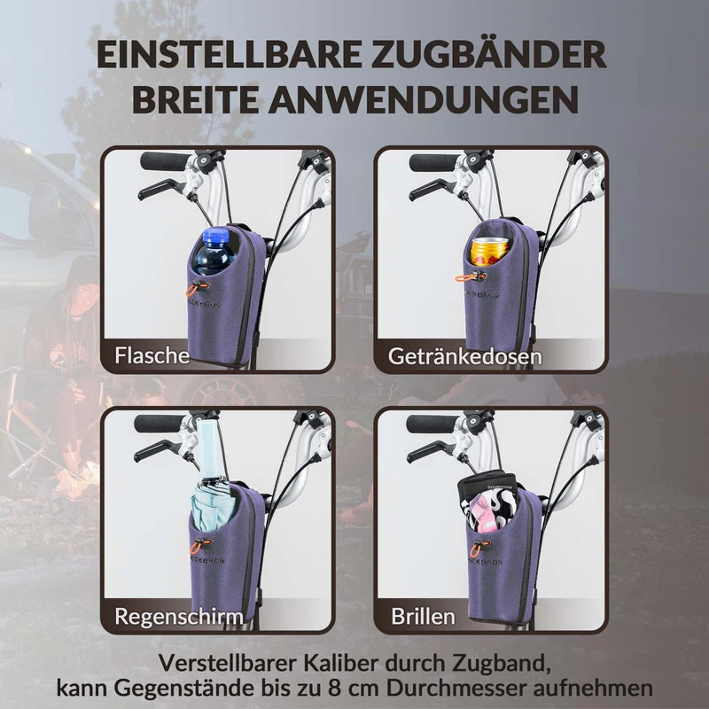 ROCKBROS Lenkertasche Flaschentasche Trinkflaschenhalter 다기능 디자인
