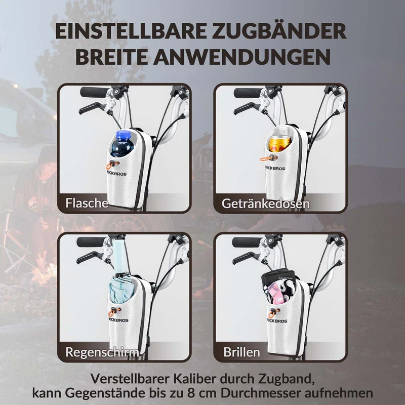 ROCKBROS Lenkertasche Flaschentasche Trinkflaschenhalter 다기능 디자인