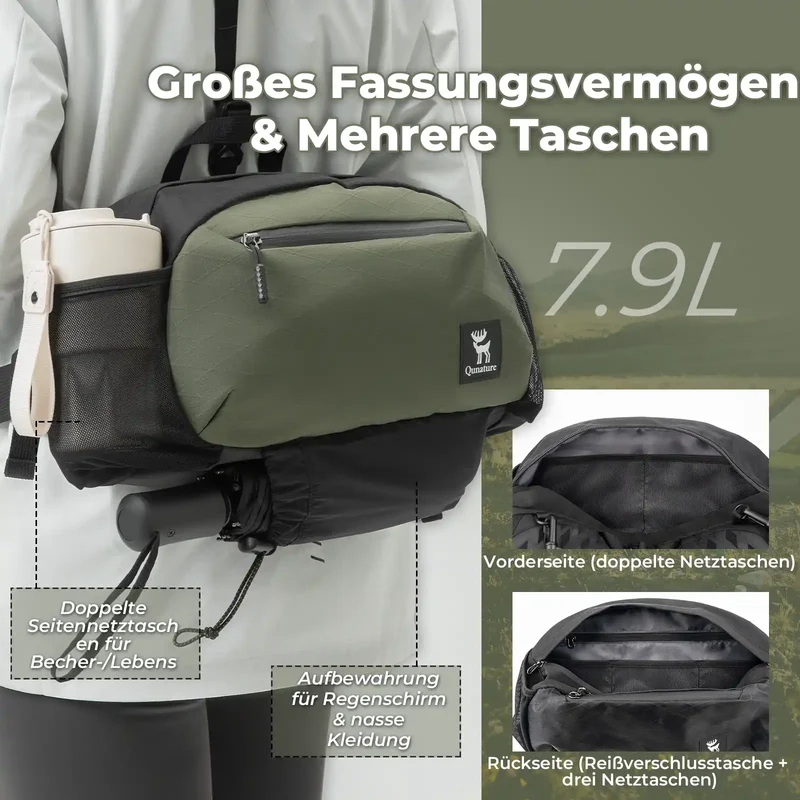 Qunature Leichter Outdoor Rucksack