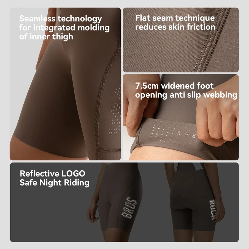 Women’s 3D Printed Floating Chamois Cycling Bib Shorts