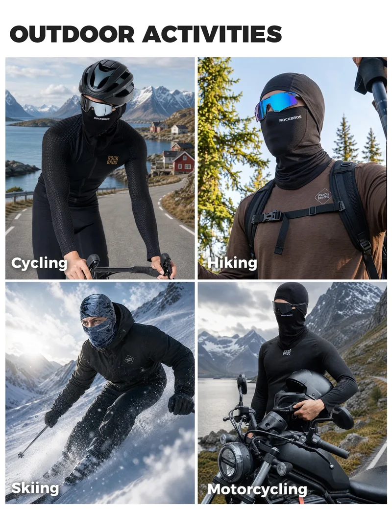 Windproof Wool-Blend Balaclava