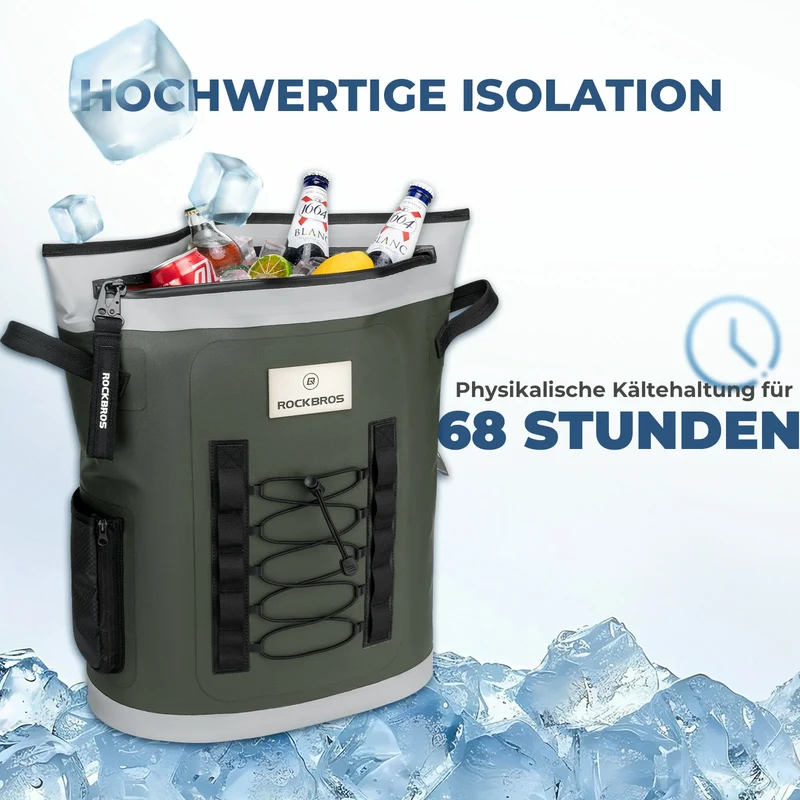 Kühltaschen 18L Groß 68h Kühl Tragbare