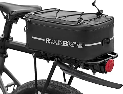 Fahrrad Gepäckträgertasche Reflektierend 5,2L-8L mit Regenschutz