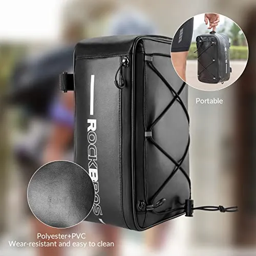 Fahrrad Gepäckträgertasche Reflektierend 5,2L-8L mit Regenschutz
