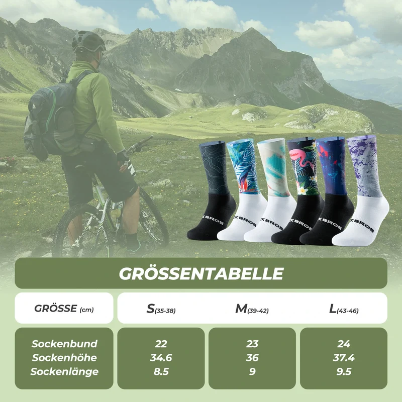 Rennrad Socken Moderat Komprimierende Fahrradsocken