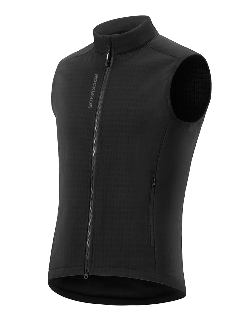 Men's Windproof Fleece Cycling Vest