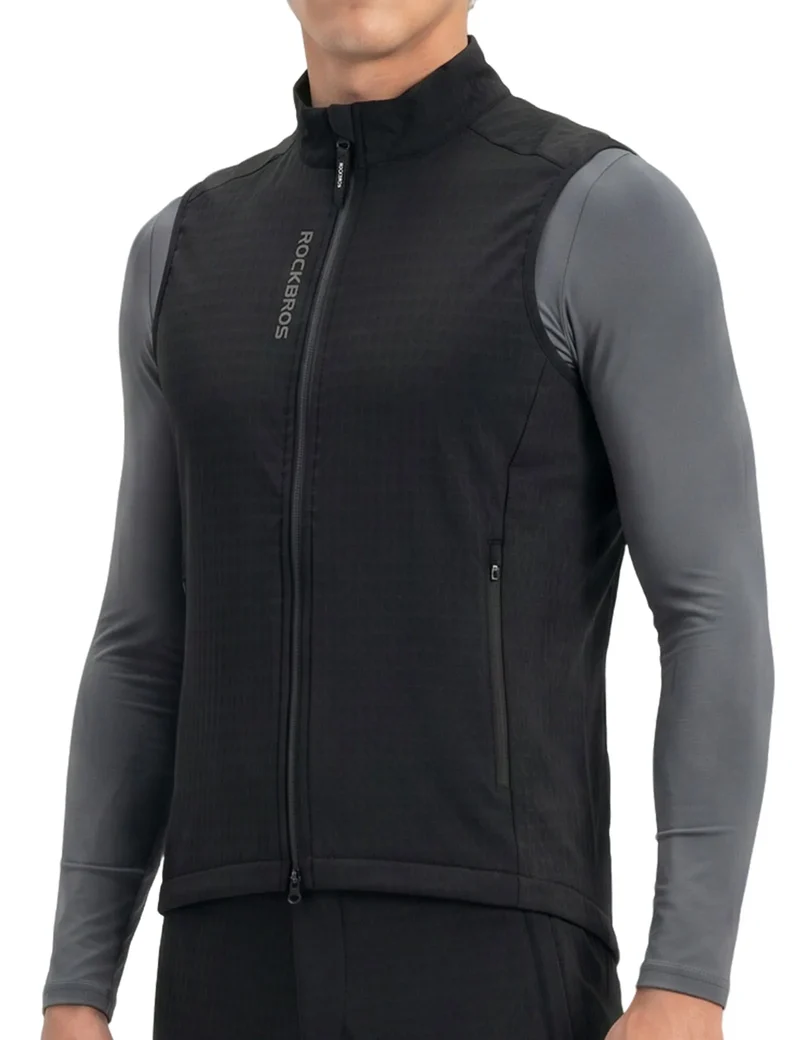 Men's Windproof Fleece Cycling Vest