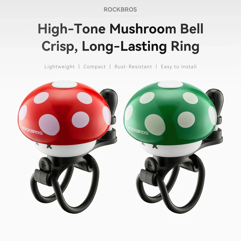 Mushroom-Shaped Bike Bell