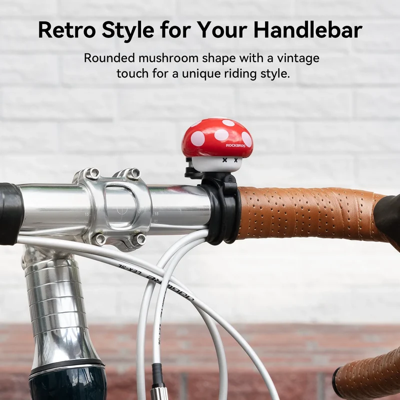 Mushroom-Shaped Bike Bell