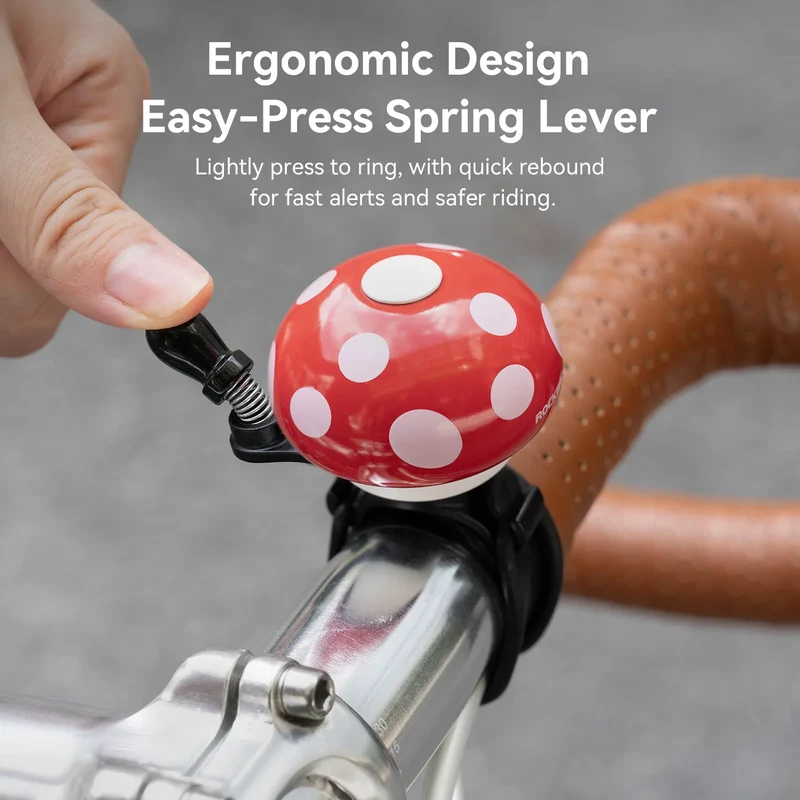 Mushroom-Shaped Bike Bell