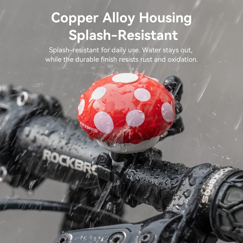 Mushroom-Shaped Bike Bell