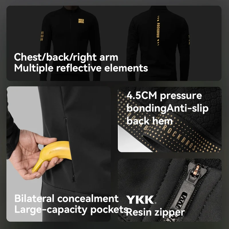 Gold Label Thermal Fleece Cycling Jacket