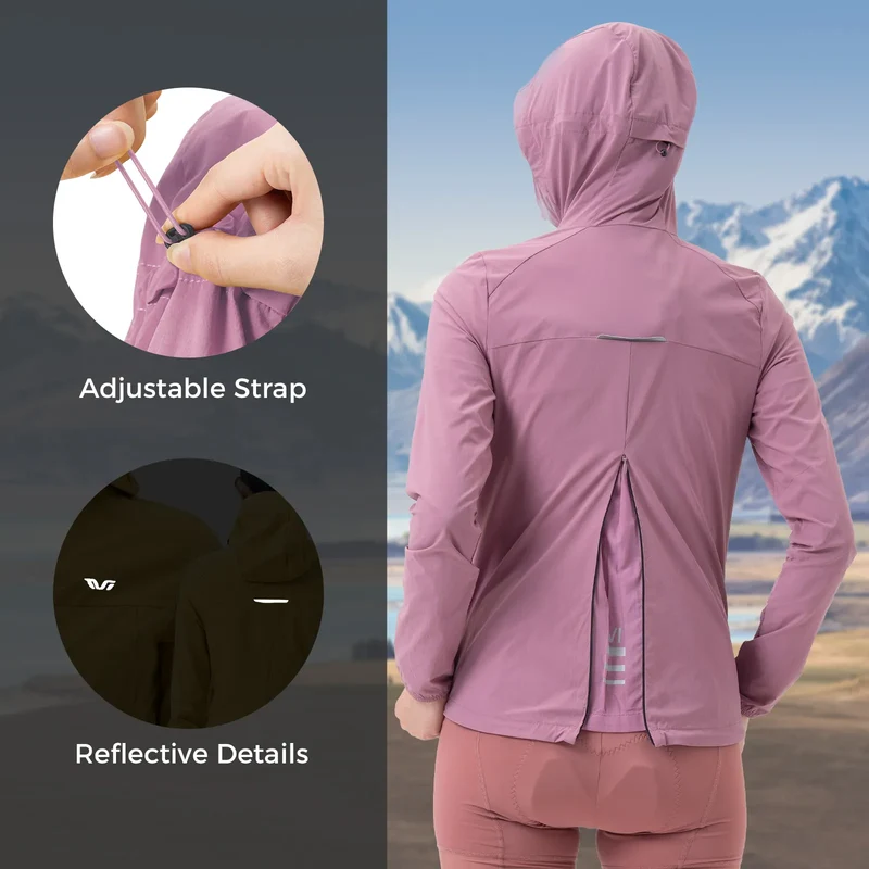 Women’s TVI Hooded Cycling Windbreaker Jacket