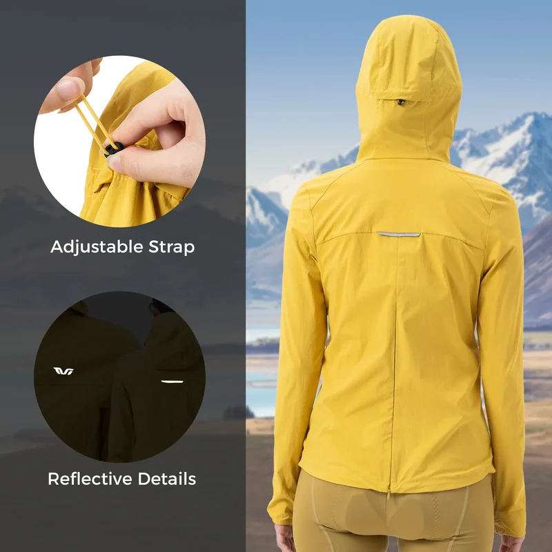 Women’s TVI Hooded Cycling Windbreaker Jacket