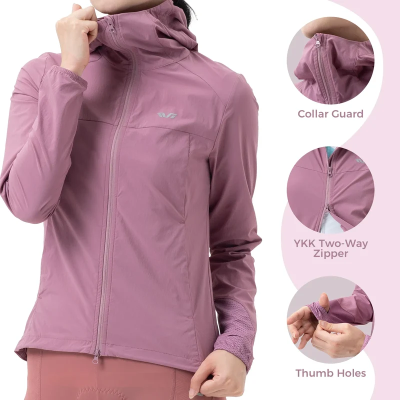 Women’s TVI Hooded Cycling Windbreaker Jacket
