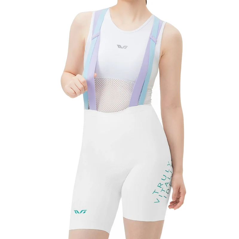 TVI Damen Bib-Shorts Fahrradhose Zonen-Polsterung (5-6h)
