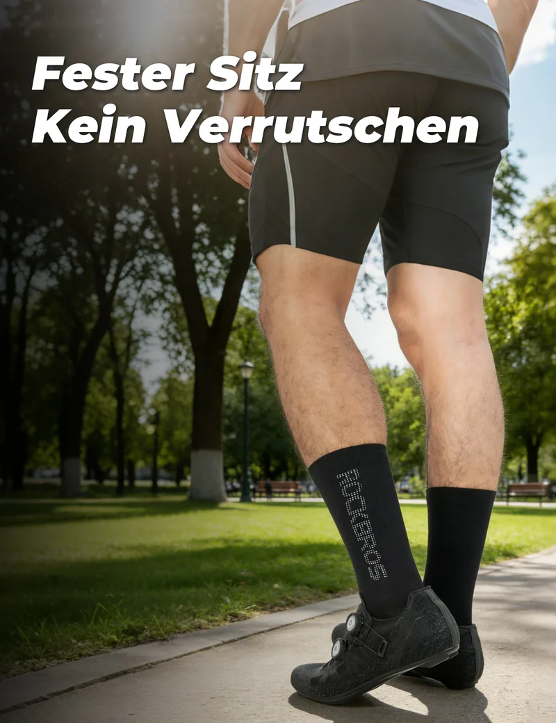 Fahrradsocken Reflektierendes Logo Zweipaarpackung