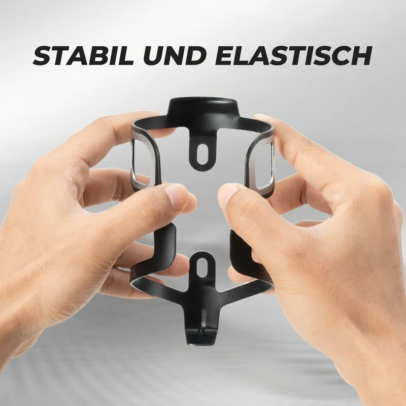 Fahrrad Flaschenhalter Aluminium 27g für Trinkflaschen bis 75mm