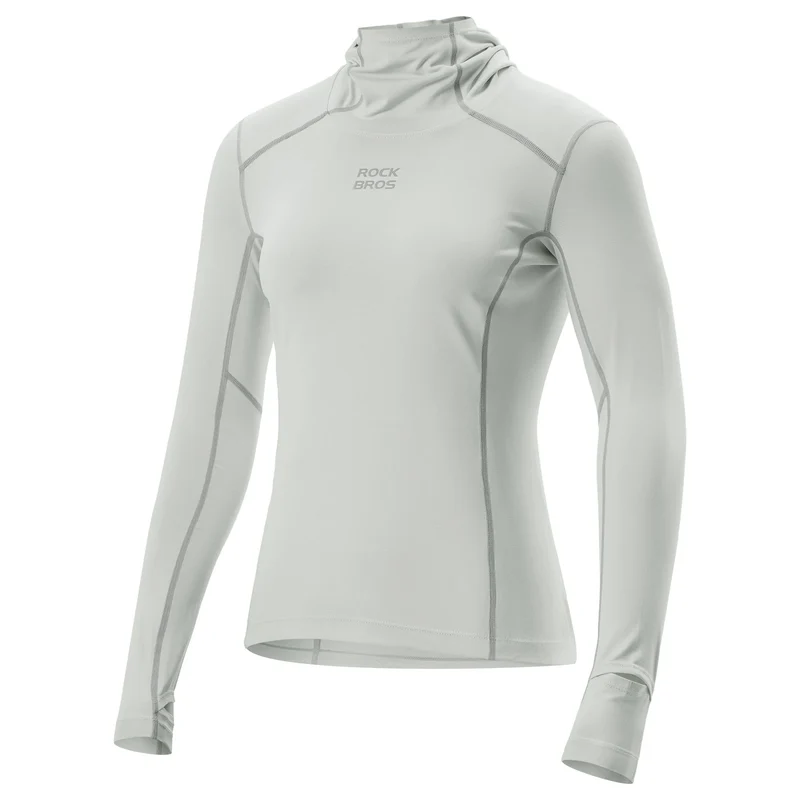 Damen Langarm Radtrikot – Antibakteriell, UV-Schutz, Reflektierend mit Zopfauslass & Smartwatch-Fenster