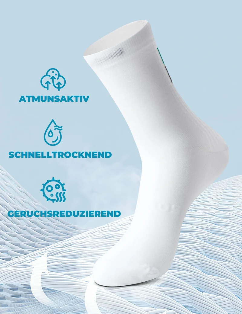 Fahrradsocken Rutschfest und Strapazierfähig 2 Paar