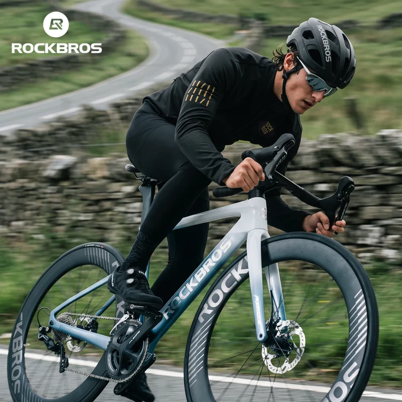 Winddichtes Langarm Winter Radtrikot mit Fleece, Herren & Damen, Euro-Größen, für Rennrad & Mountainbike