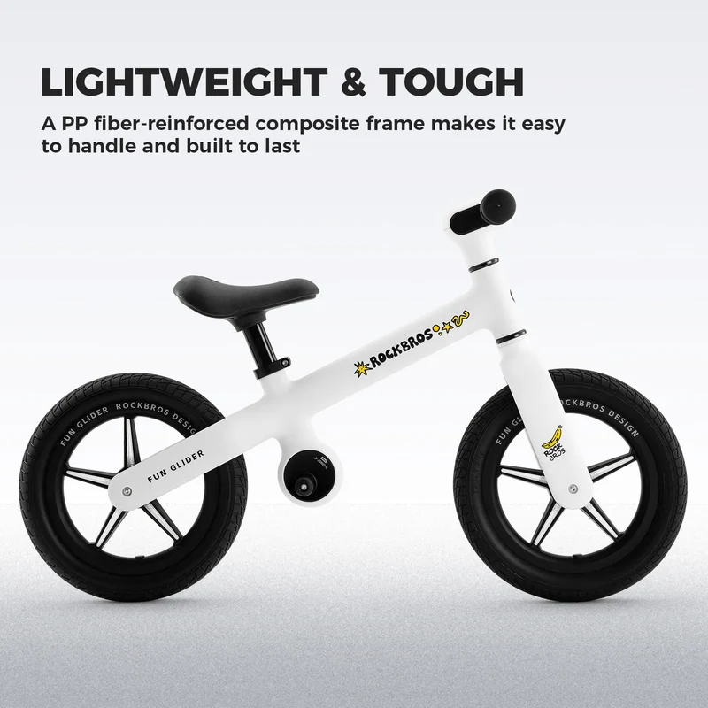 Balance Bike & Kids Helmet Safety Set