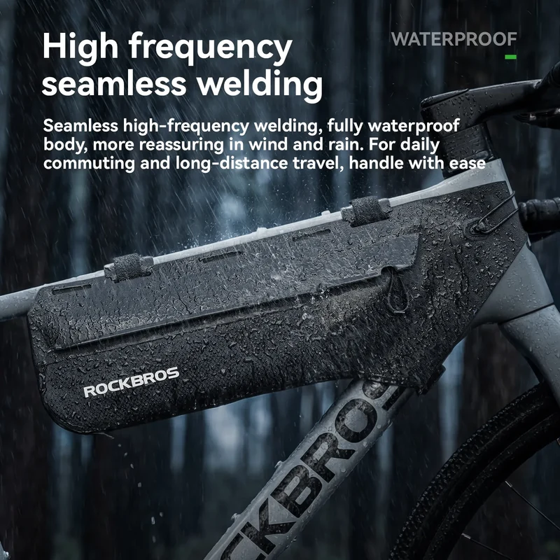 Fully Waterproof Aero-Shaped Bike Downtube Bag