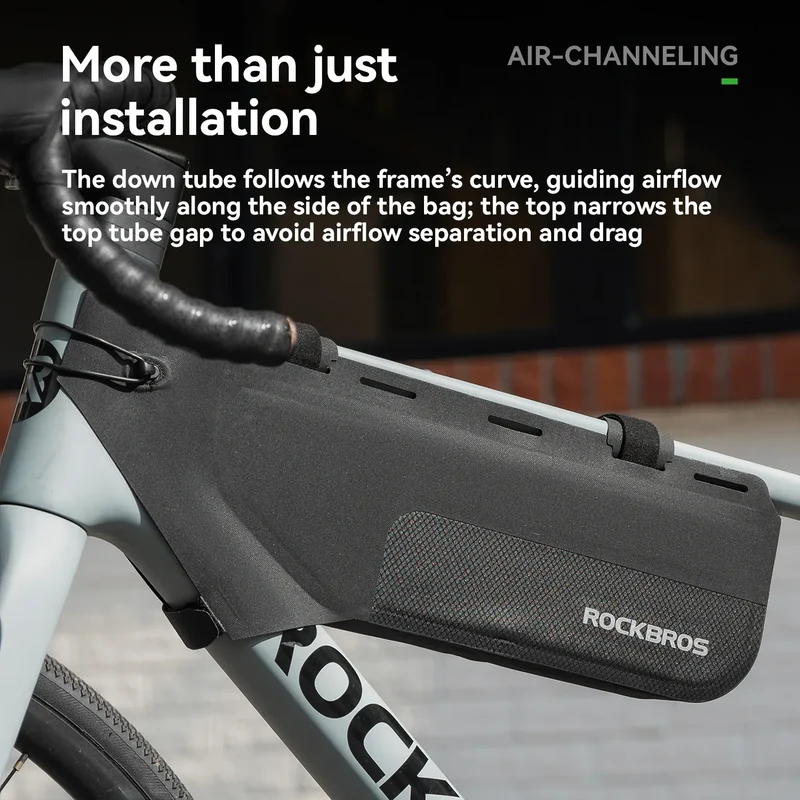 Fully Waterproof Aero-Shaped Bike Downtube Bag