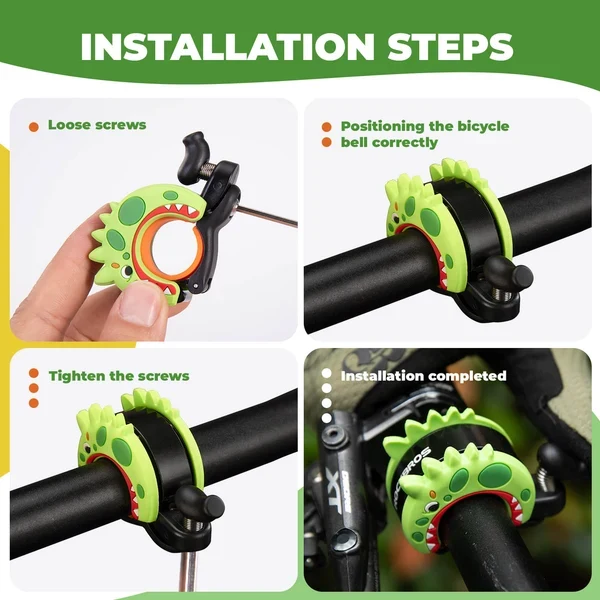 Kids Helmet & Bike Bell Set