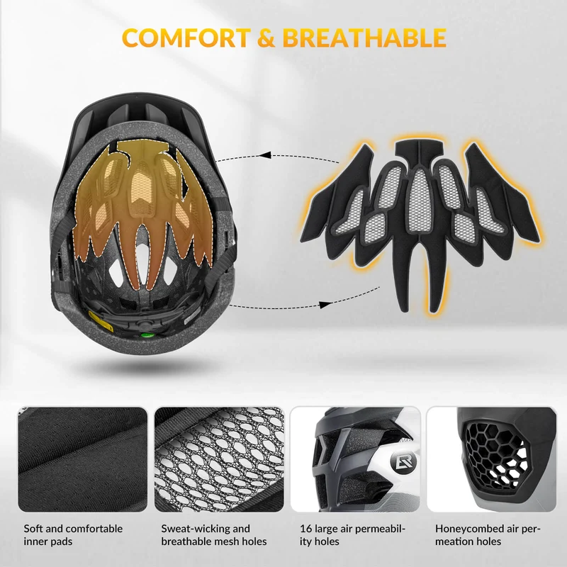 TS-61 Kids Full-Face Bike Helmet
