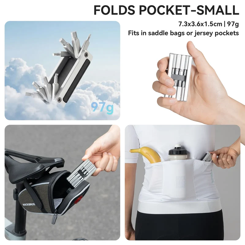 8-in-1 Mini Portable Bike Repair Tool