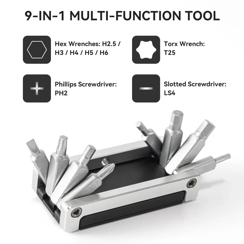 8-in-1 Mini Portable Bike Repair Tool