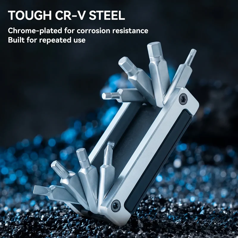 8-in-1 Mini Portable Bike Repair Tool