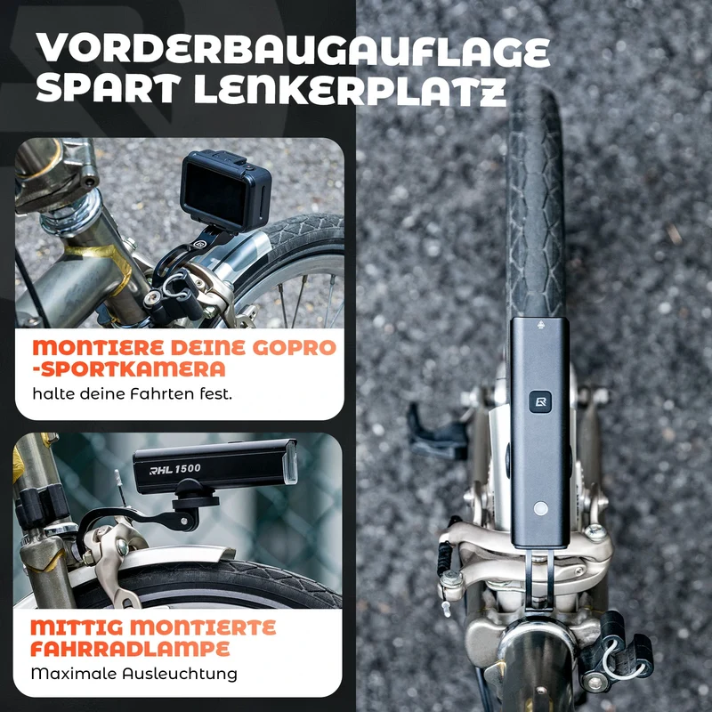 Fahrradlicht-Halterung für Vordergabel, für Falträder, Brompton Fahrradzubehör