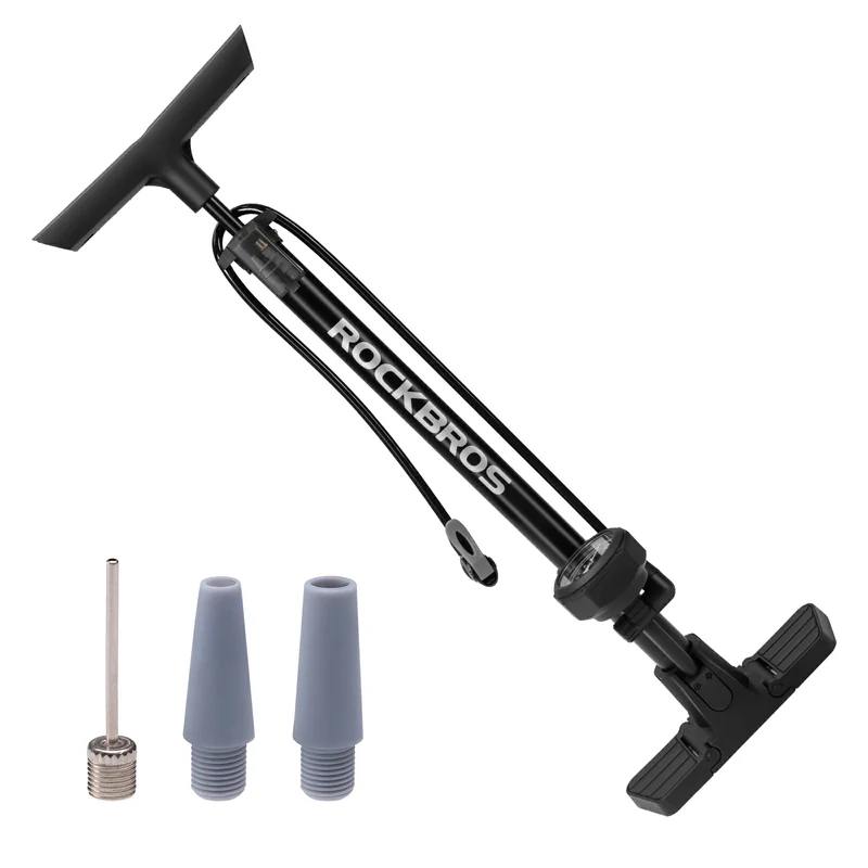 Fahrrad Standpumpe 150PSI Standluftpumpe mit Manometer
