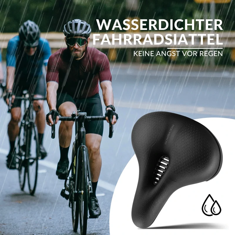 Fahrradsattel Fahrradsitz 5cm Memory Foam Atmungsaktiv Wasserdicht 3 Type