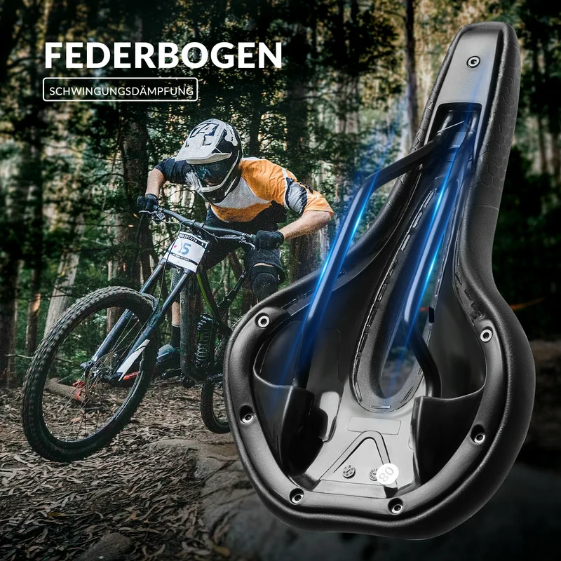 Fahrradsattel Fahrradsitz 5cm Memory Foam Atmungsaktiv Wasserdicht 3 Type