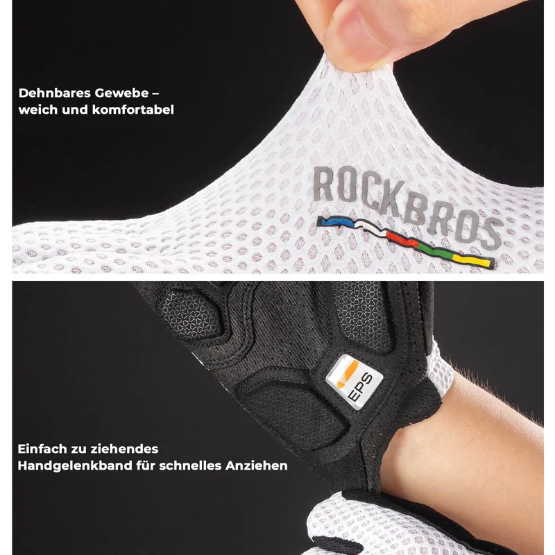 ROAD TO SKY 터치스크린 Fahrradhandschuhe SBR Polsterung atmungsaktiv